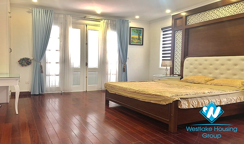 Beautiful new villa with full new equipments for rent in Ciputra, Tay Ho